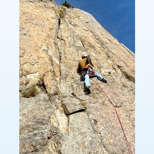 趣味のロッククライミング