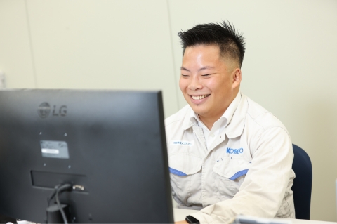 作業開始・客先挨拶